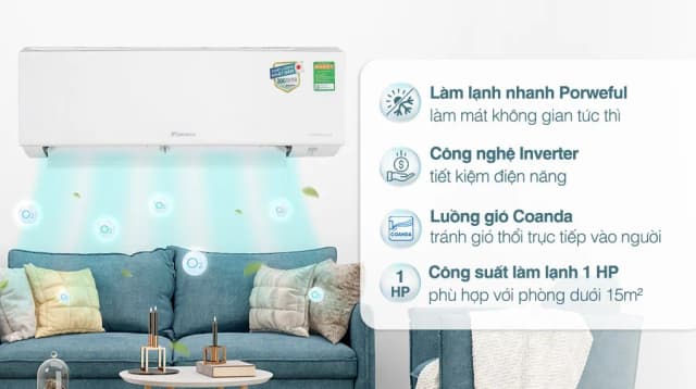 So sánh giá Máy lạnh Daikin Inverter 1 HP ATKB25YVMV rẻ nhất? - Ảnh 5