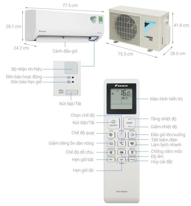 So sánh giá Máy lạnh Daikin Inverter 1 HP ATKB25ZVMV rẻ nhất? - Ảnh 12