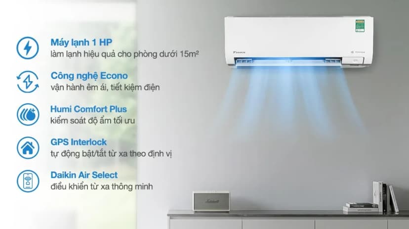 Máy lạnh Daikin Inverter 1 HP FTKM25AVMV - Giá rẻ nhất hôm nay - Ảnh 2