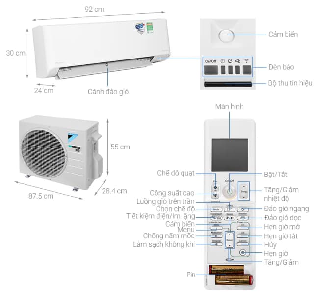 So sánh giá Máy lạnh Daikin Inverter 1.5 HP FTKZ35VVMV rẻ nhất? - Ảnh 3