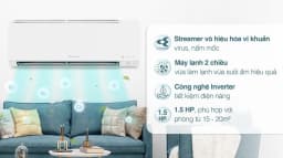 Máy lạnh 2 chiều Daikin Inverter 1.5 HP ATHF35XVMV - Giá rẻ nhất hôm nay - Ảnh 9