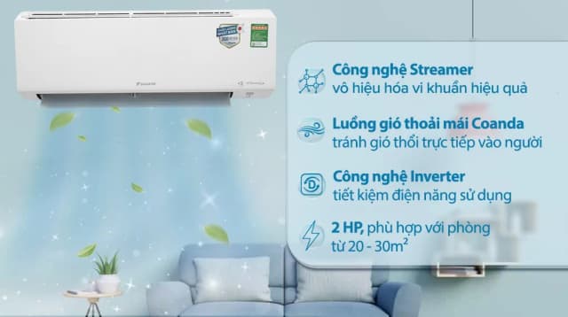 Top 1 so sánh giá Máy lạnh Daikin Inverter 2 HP FTKF50XVMV - Tìm sản phẩm giá rẻ nhất - Ảnh 4