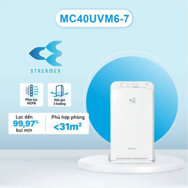 So sánh giá Máy lọc không khí Daikin MC40UVM6-7 23W rẻ nhất? - Ảnh 8