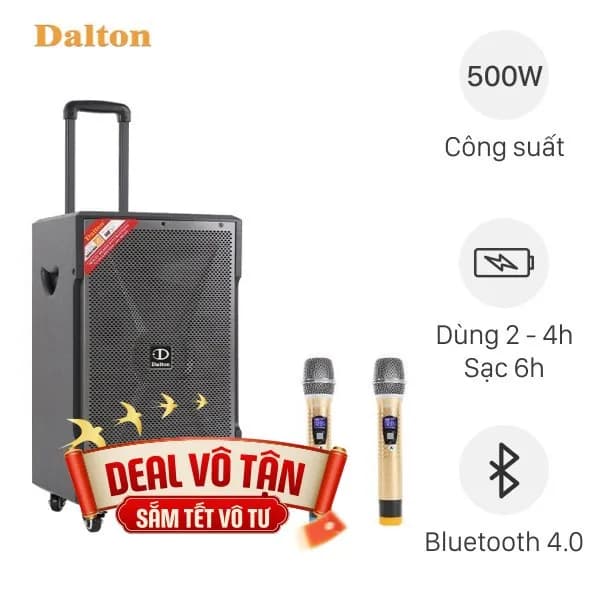 Loa kéo karaoke Dalton TS-12G450X 500W - Giá rẻ nhất hôm nay - Ảnh 2