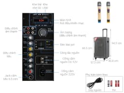 Loa kéo karaoke Dalton TS-12G450X 500W - Giá rẻ nhất hôm nay - Ảnh 5