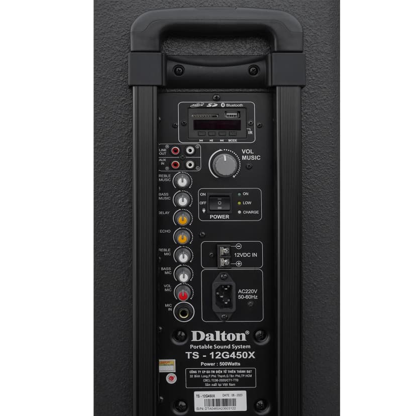 Loa kéo karaoke Dalton TS-12G450X 500W - Giá rẻ nhất hôm nay - Ảnh 8
