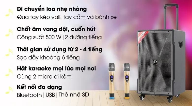Loa kéo karaoke Dalton TS-12G450X 500W - Giá rẻ nhất hôm nay - Ảnh 10