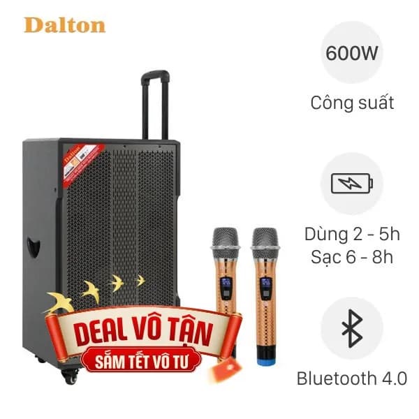 So sánh giá Loa kéo Karaoke Dalton TS-15G600X 600W rẻ nhất? - Ảnh 1