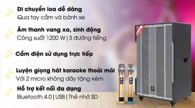 So sánh giá Loa điện karaoke Dalton TS - 18A1500 1200W rẻ nhất? - Ảnh 6