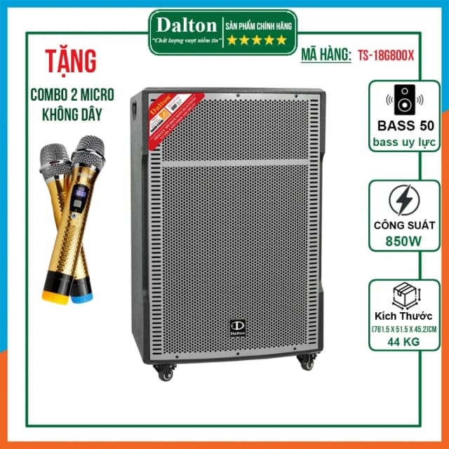 So sánh giá Loa kéo karaoke Dalton TS-18G850X 850W rẻ nhất? - Ảnh 16