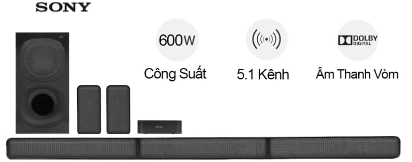 Bộ loa thanh Sony HT-S40R 600W - Giá rẻ nhất hôm nay - Ảnh 4
