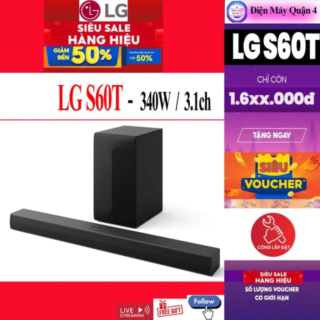 So sánh giá Bộ loa thanh LG S60T 340W rẻ nhất? - Ảnh 2