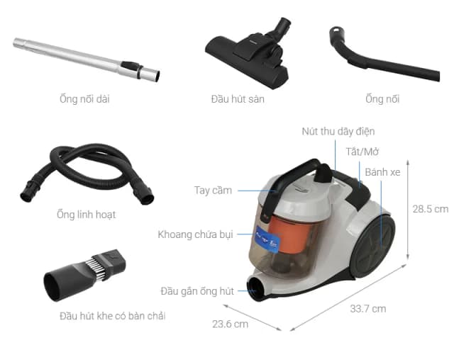 So sánh giá Máy hút bụi dạng hộp Philips XB1012/10 rẻ nhất? - Ảnh 5