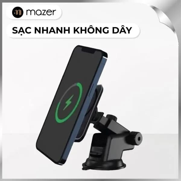 Đế sạc không dây QC 3.0 15W Mazer M-NAW-006A-BK - Ảnh 1