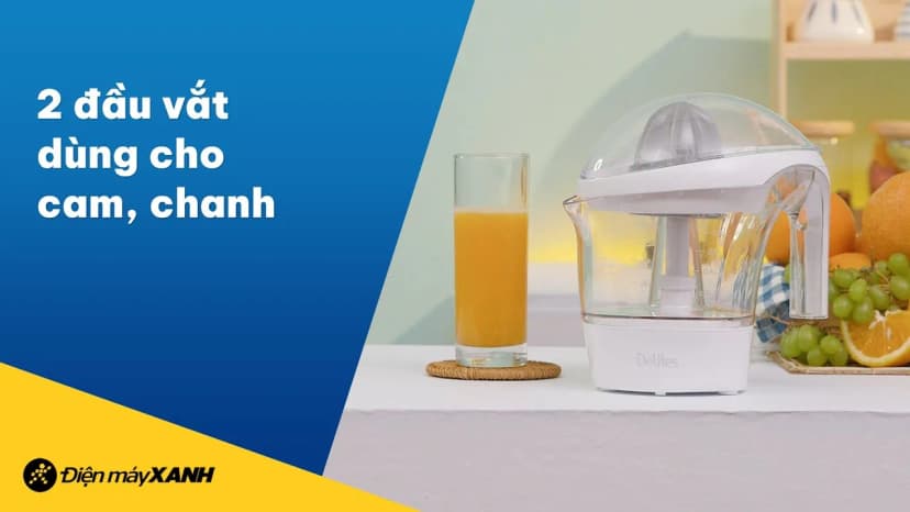So sánh giá Máy vắt cam Delites 40W D-8007A - Tìm sản phẩm giá rẻ nhất - Ảnh 7