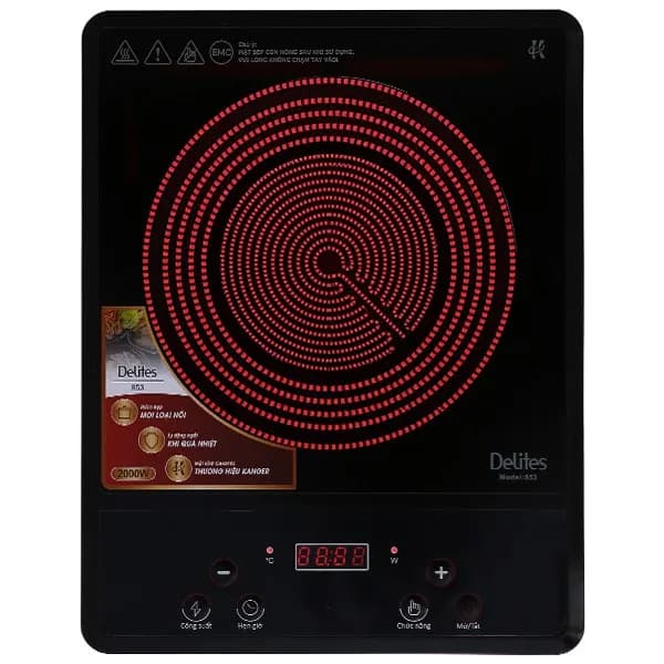 Bếp hồng ngoại đơn Delites 853 2000W - Ảnh 1