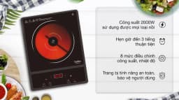 So sánh giá Bếp hồng ngoại đơn Delites 853 2000W - Tìm sản phẩm giá rẻ nhất - Ảnh 6