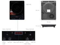 So sánh giá Bếp hồng ngoại đơn Delites 853 2000W - Tìm sản phẩm giá rẻ nhất - Ảnh 8