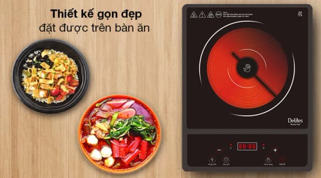 So sánh giá Bếp hồng ngoại đơn Delites 853 2000W rẻ nhất? - Ảnh 9