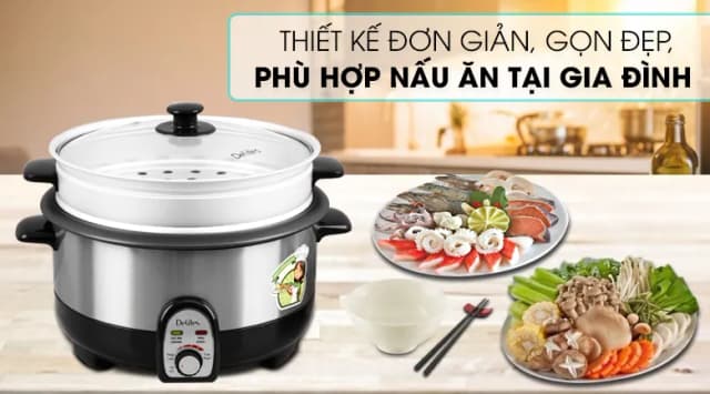 So sánh giá Nồi lẩu điện Delites CBR35-80 3.5 lít rẻ nhất? - Ảnh 3