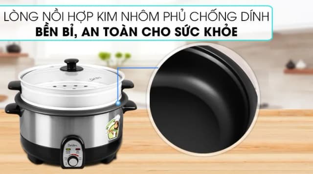 So sánh giá Nồi lẩu điện Delites CBR35-80 3.5 lít rẻ nhất? - Ảnh 5