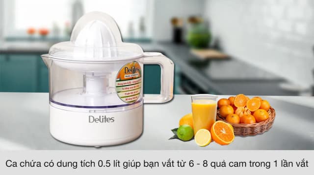 Top 1 so sánh giá Máy vắt cam Delites 30W JC3000-GS - Tìm sản phẩm giá rẻ nhất - Ảnh 7