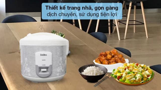 So sánh giá Nồi cơm nắp gài Delites 1.8 lít NCG1805 rẻ nhất? - Ảnh 8