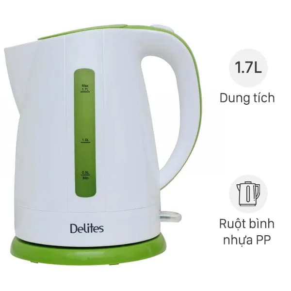 So sánh giá Bình đun siêu tốc Delites 1.8 lít ST18DB01 rẻ nhất? - Ảnh 10