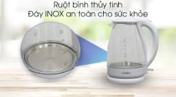 So sánh giá Bình đun siêu tốc Delites 1.8 lít ST18G02 - Tìm sản phẩm giá rẻ nhất - Ảnh 13