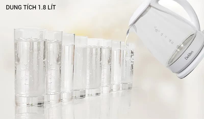 So sánh giá Bình đun siêu tốc Delites 1.8 lít ST18G02 - Tìm sản phẩm giá rẻ nhất - Ảnh 18
