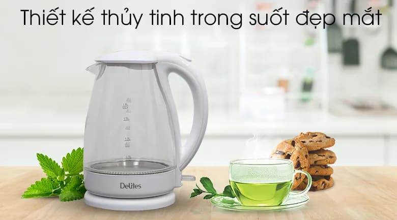 So sánh giá Bình đun siêu tốc Delites 1.8 lít ST18G02 - Tìm sản phẩm giá rẻ nhất - Ảnh 4