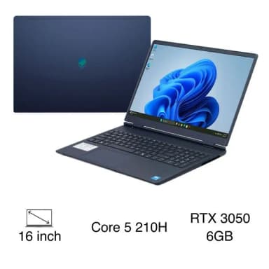 Laptop Dell Gaming Alienware 16 Aurora AC16250 - 71072939 (Core 5 210H, 16GB, 512GB, RTX 3050 6GB, WQXGA 120Hz, OfficeH24+365, Win11) - 3