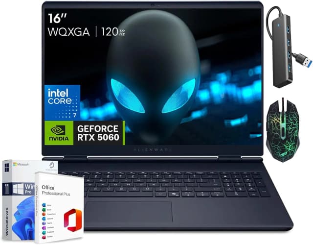 Top 1 so sánh giá Laptop Dell Gaming Alienware 16 Aurora AC16250 - 71072937 (Core 7 240H, 16GB, 1TB, RTX 5060 8GB, WQXGA 120Hz, OfficeH24+365, Win11) - Tìm sản phẩm giá rẻ nhất - Ảnh 8