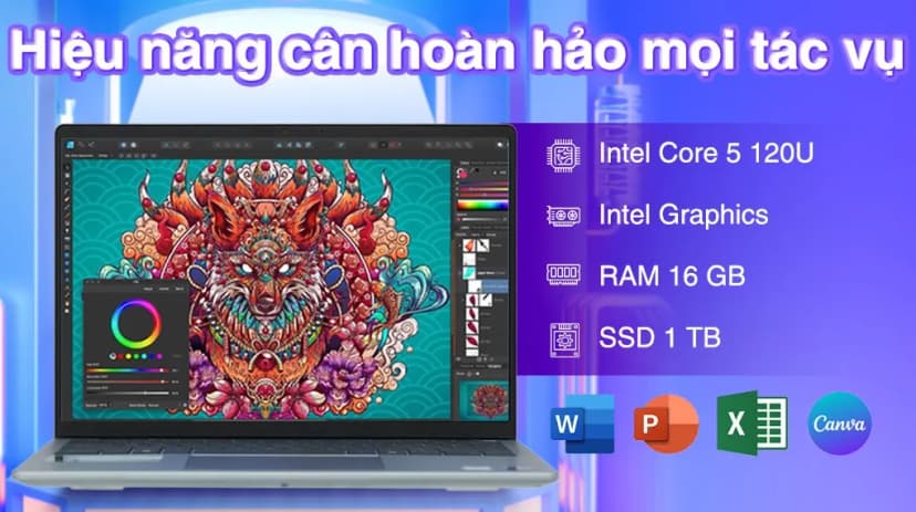 Laptop Dell Inspiron 14 5440 - 71053697 (Core 5 120U, 16GB, 1TB, Full HD+, OfficeH24+365B, Win11) - Giá rẻ nhất hôm nay - Ảnh 3