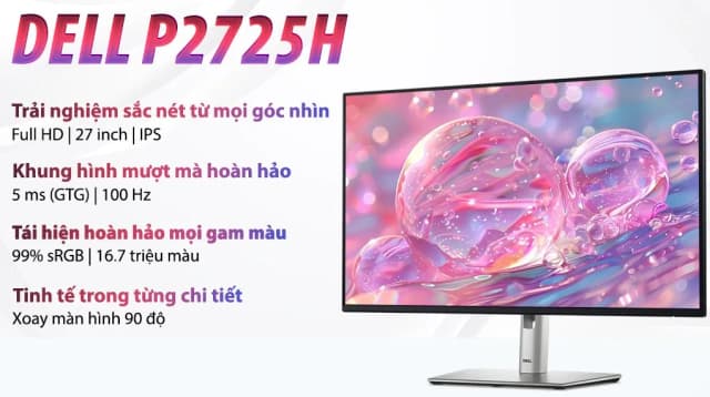 So sánh giá Màn hình Dell P2725H 27 inch FHD/IPS/100Hz/5ms rẻ nhất? - Ảnh 20