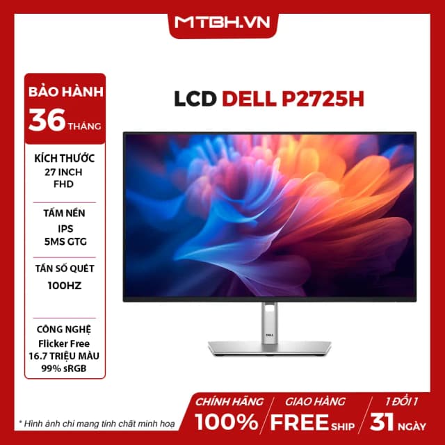 So sánh giá Màn hình Dell P2725H 27 inch FHD/IPS/100Hz/5ms rẻ nhất? - Ảnh 9