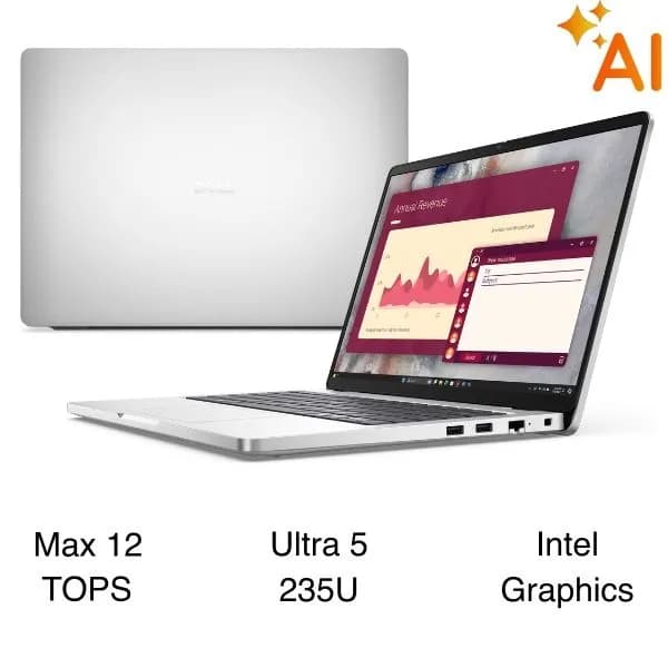 Laptop Dell Pro 14 PC14250 - PC14250-235U-16512WP-2Y (Ultra 5 235U, 16GB, 512GB, Full HD+, Win11Pro) - Giá rẻ nhất hôm nay - Ảnh 1