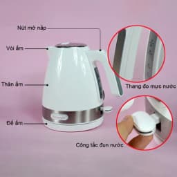 Bình đun siêu tốc Delonghi 1 lít KBLA2000.R - Giá rẻ nhất hôm nay - Ảnh 14