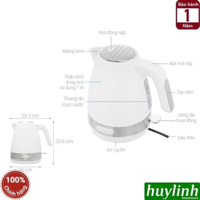 So sánh giá Bình đun siêu tốc Delonghi 1 lít KBLA2000.R rẻ nhất? - Ảnh 19