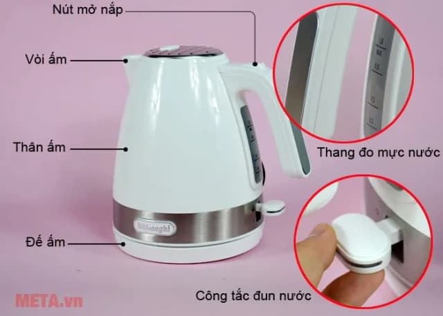 So sánh giá Bình đun siêu tốc Delonghi 1 lít KBLA2000.W rẻ nhất? - Ảnh 13