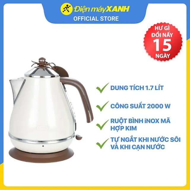So sánh giá Bình đun siêu tốc Delonghi 1.7 lít KBOV2001.BG rẻ nhất? - Ảnh 11