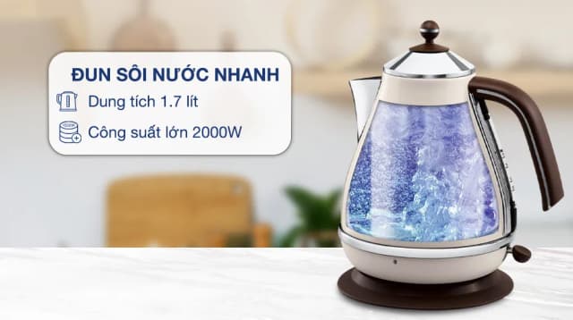 So sánh giá Bình đun siêu tốc Delonghi 1.7 lít KBOV2001.BG rẻ nhất? - Ảnh 9