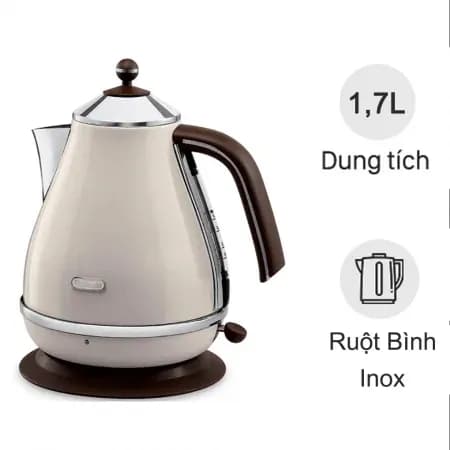 So sánh giá Bình đun siêu tốc Delonghi 1.7 lít KBOV2001.BG rẻ nhất? - Ảnh 10