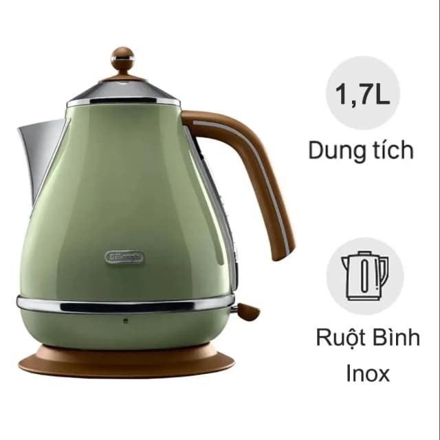 So sánh giá Bình đun siêu tốc Delonghi 1.7 lít KBOV2001.GR rẻ nhất? - Ảnh 5
