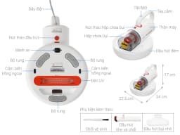 So sánh giá Máy hút bụi đệm giường Deerma CM1300 - Tìm sản phẩm giá rẻ nhất - Ảnh 4