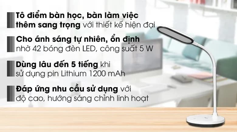 Đèn bàn học Comet CT175 - Giá rẻ nhất hôm nay - Ảnh 4
