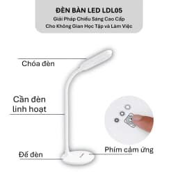 So sánh giá Đèn bàn học Điện Quang LDL05 - Tìm sản phẩm giá rẻ nhất - Ảnh 1