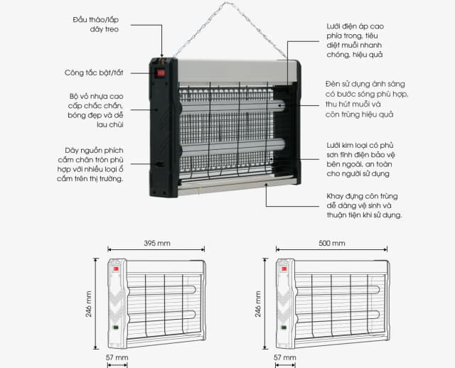 Top 1 so sánh giá Đèn bắt muỗi AVA JB20E-2X6W - Tìm sản phẩm giá rẻ nhất - Ảnh 53