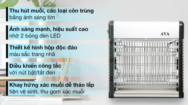 Top 1 so sánh giá Đèn bắt muỗi AVA JB20E-2X6W - Tìm sản phẩm giá rẻ nhất - Ảnh 8
