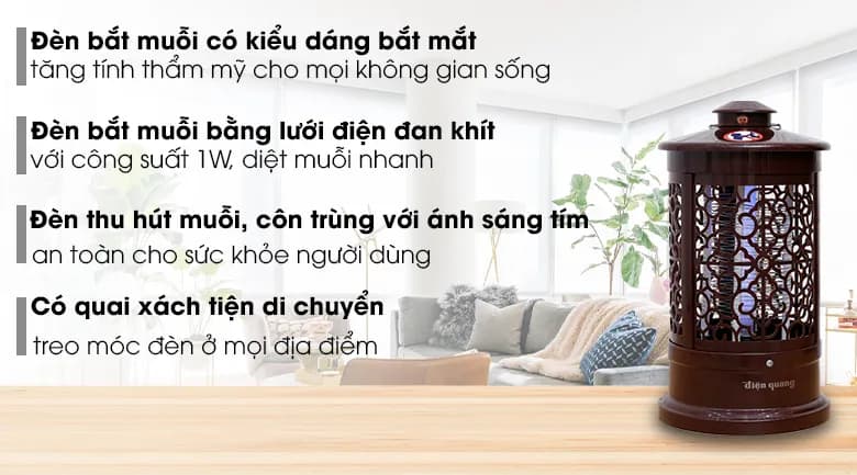 So sánh giá Đèn bắt muỗi Điện Quang ĐQ EML03 BR - Tìm sản phẩm giá rẻ nhất - Ảnh 13